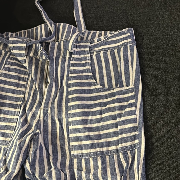 Linen pants Joe fresh blue and white stripes - Picture 4 of 5
